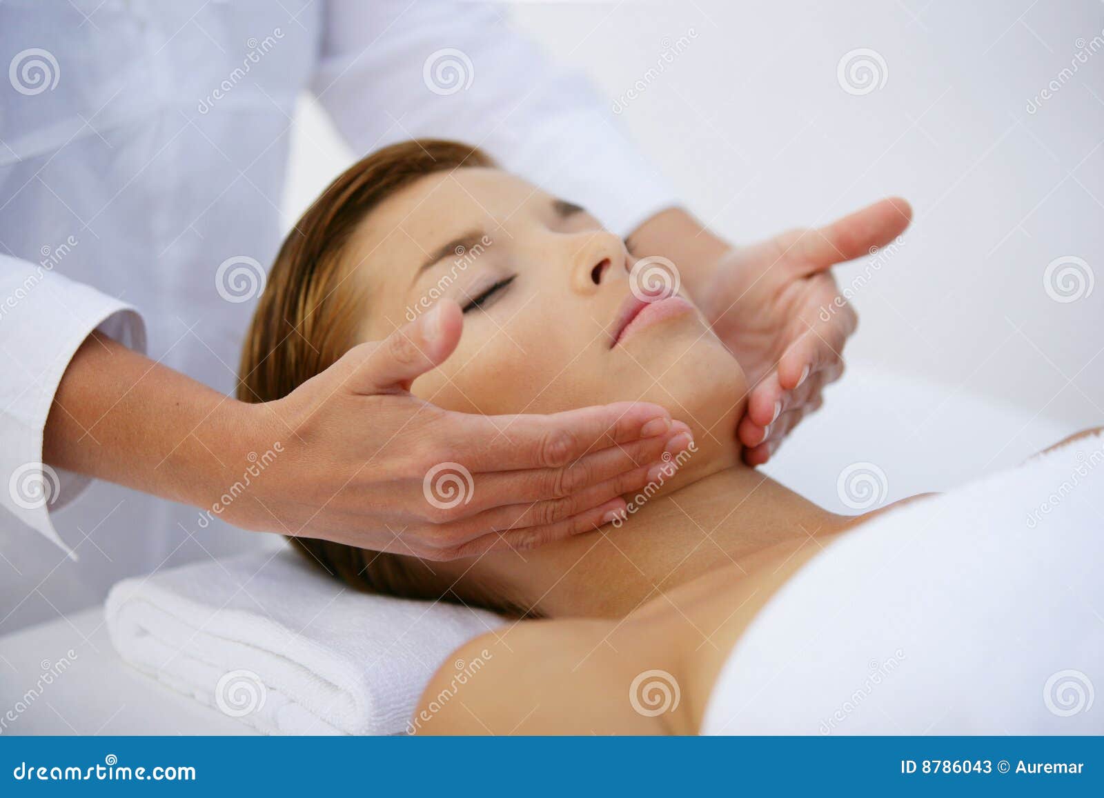 Young Woman Having a Massage Stock Image Image of resting, woman 8786043