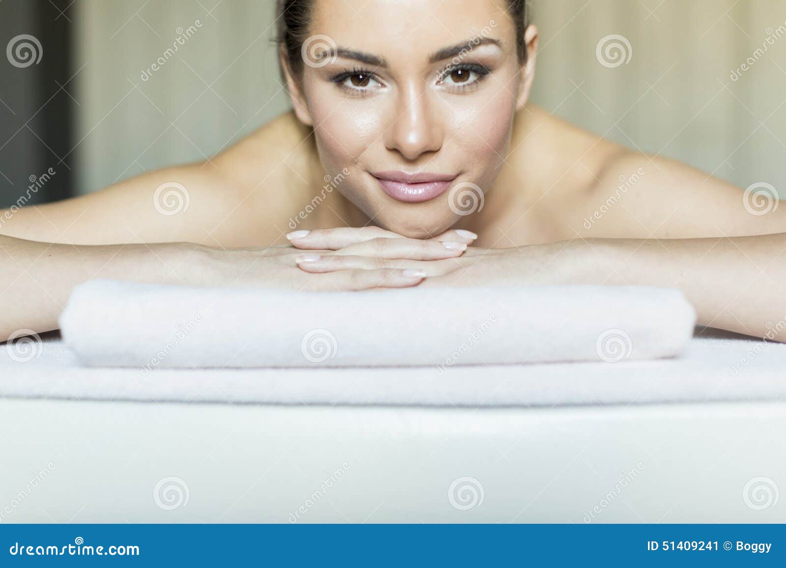 Young Woman Having a Massage Stock Image Image of attractive, healthy