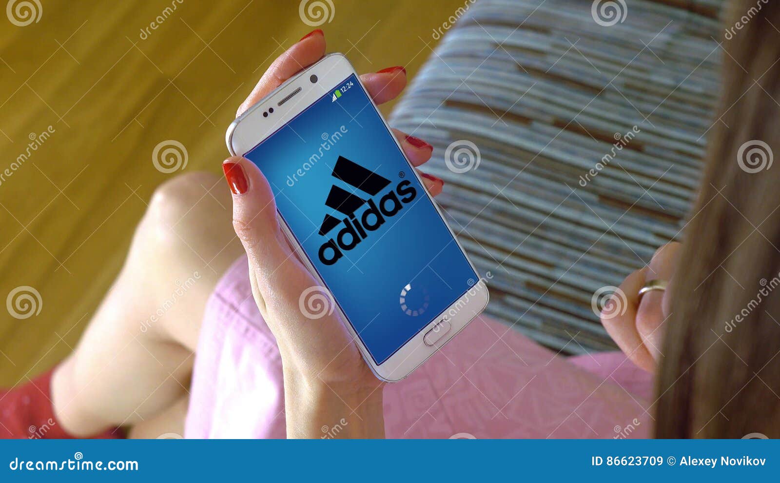 adidas young woman