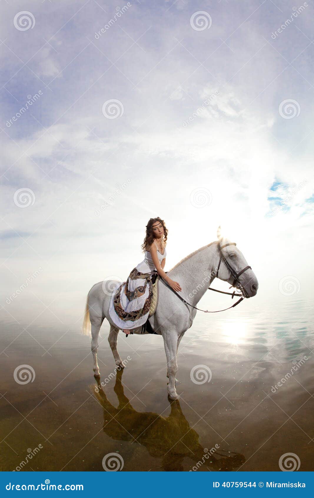 young woman on a horse. horseback rider, woman riding horse on b