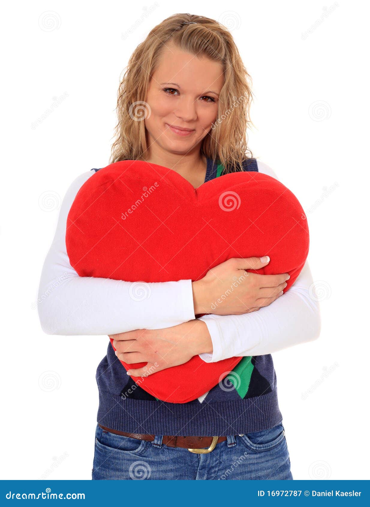 heart hug pillow