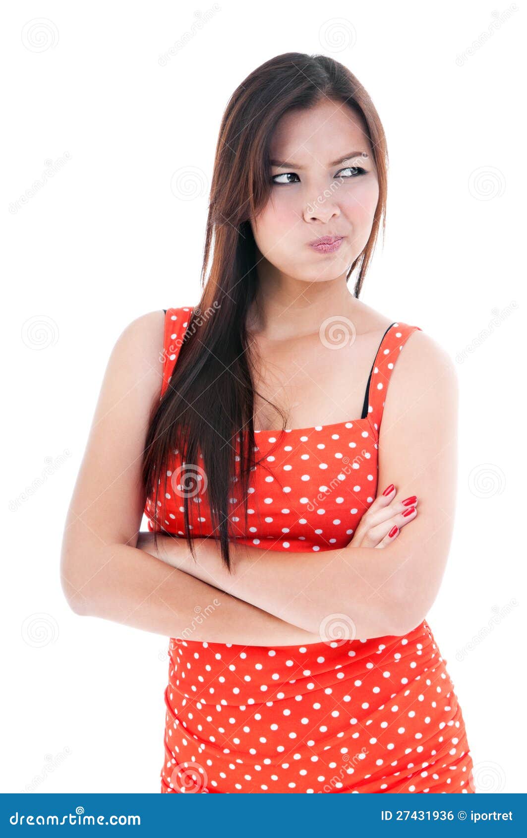 Young Woman Making Funny Face Stock Photo - Image of attractive, person ...