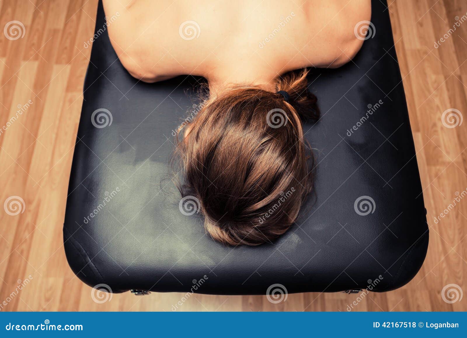 Young Woman on Massage Table Stock Photo Image of medical, skin 42167518