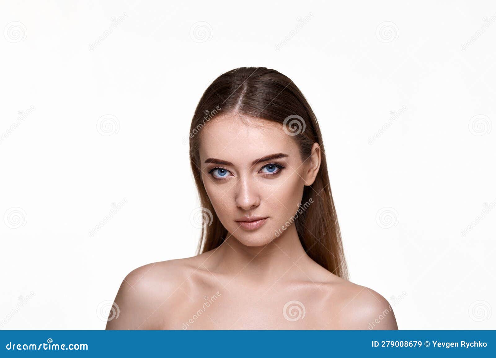 Woman with blue skin and white hair - wide 7