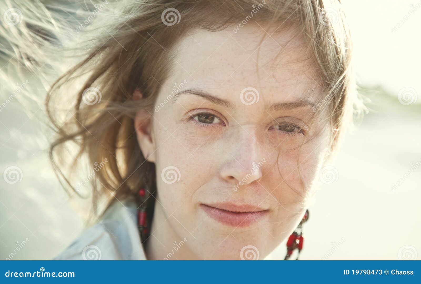 Young woman portrait stock image. Image of face, looking - 19798473