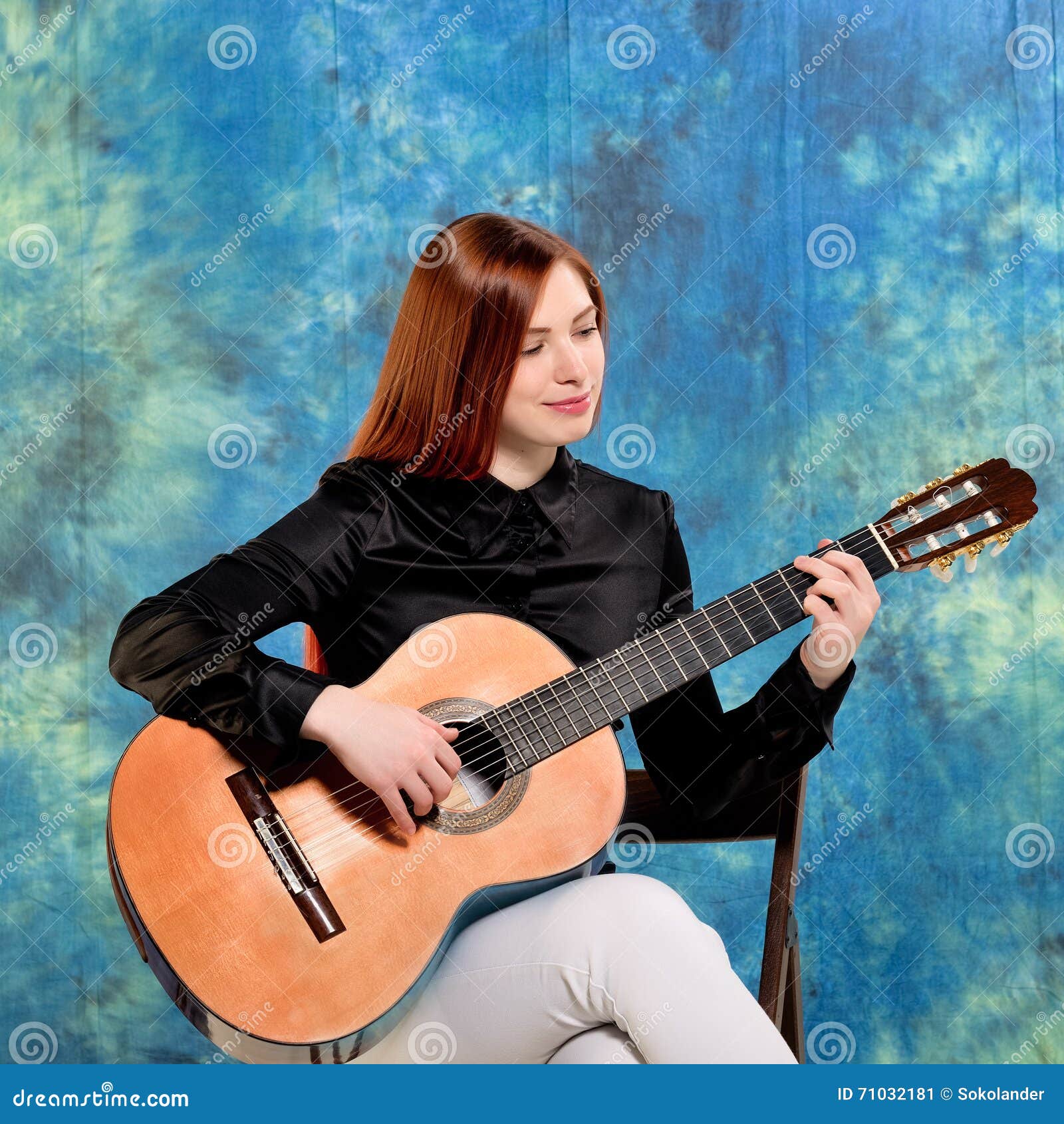 Young male posing with a guitar, Stock Photo, Picture And Low Budget  Royalty Free Image. Pic. ESY-004847346 | agefotostock