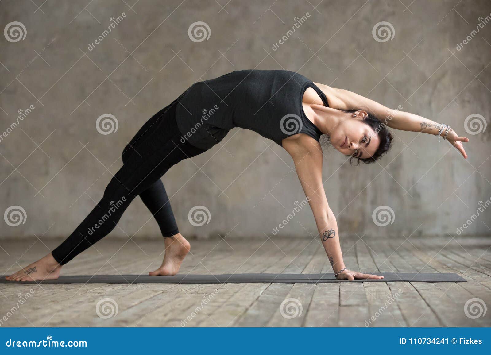 Young Woman in Wild Thing Pose Stock Image - Image of people