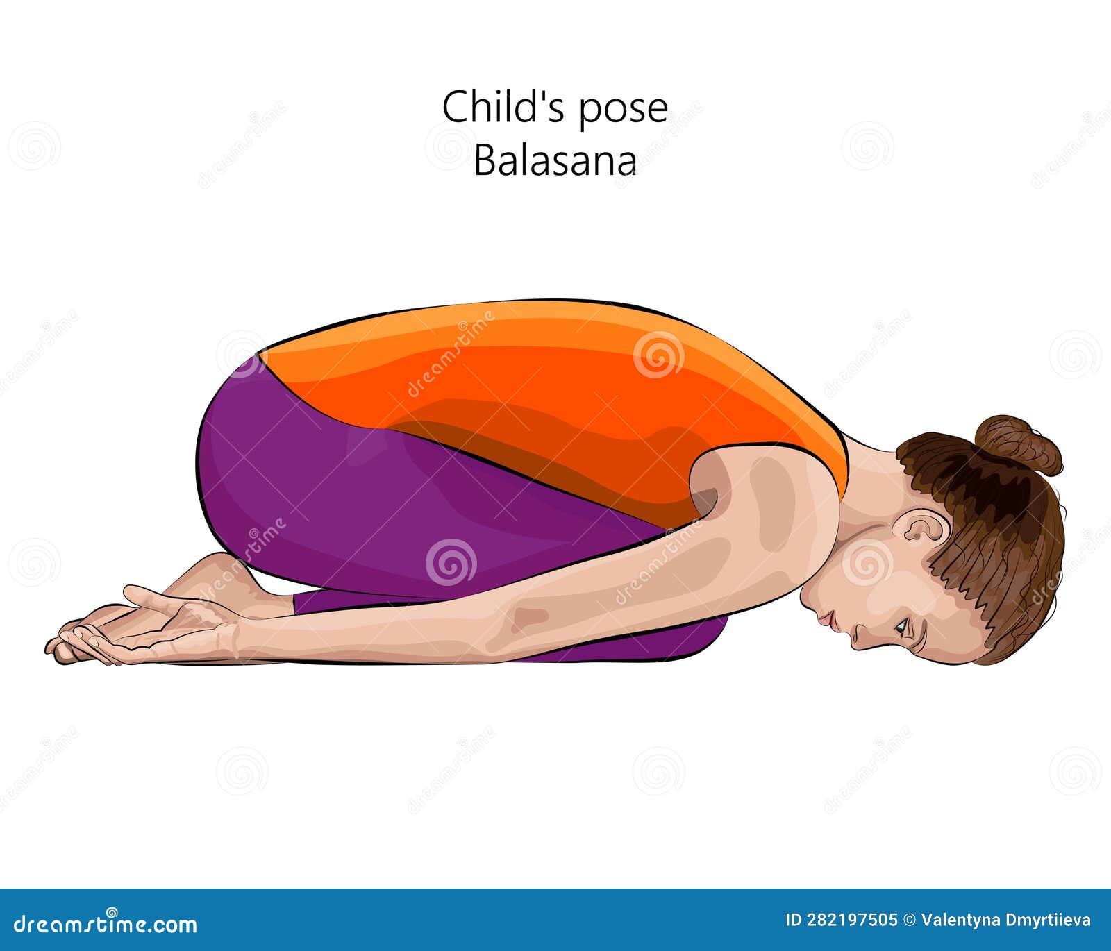 Two women relaxing in child pose doing yoga Stock Photo by jacoblund