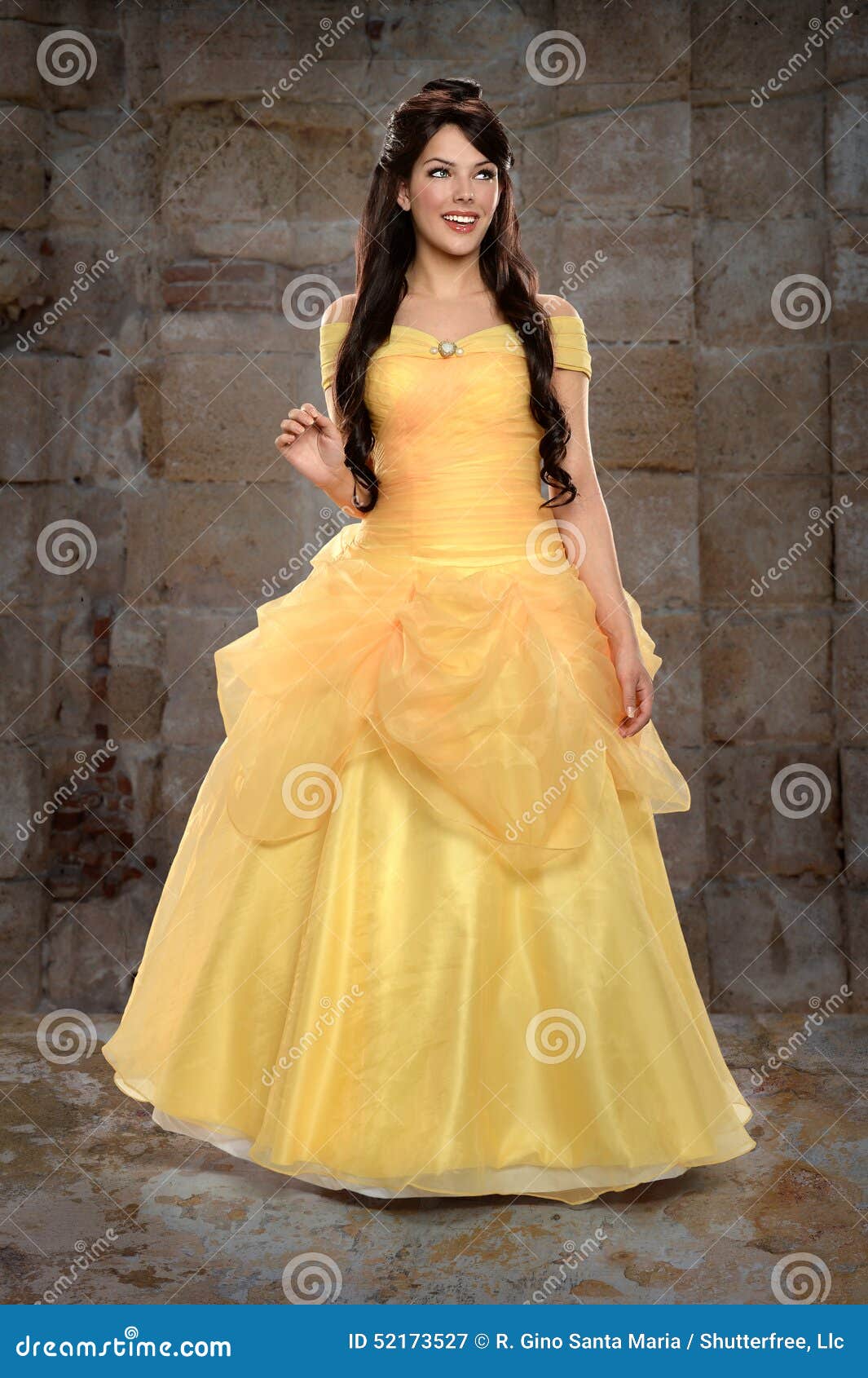 Young Woman in Princess Costume Stock Image - Image of tale, young ...