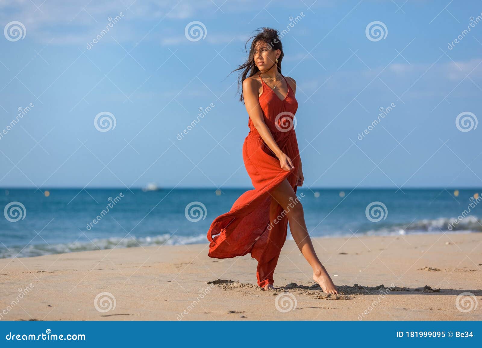 Nude Girl On Beach