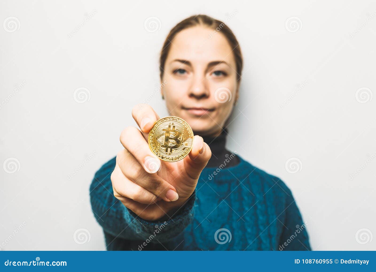 girl crypto coin