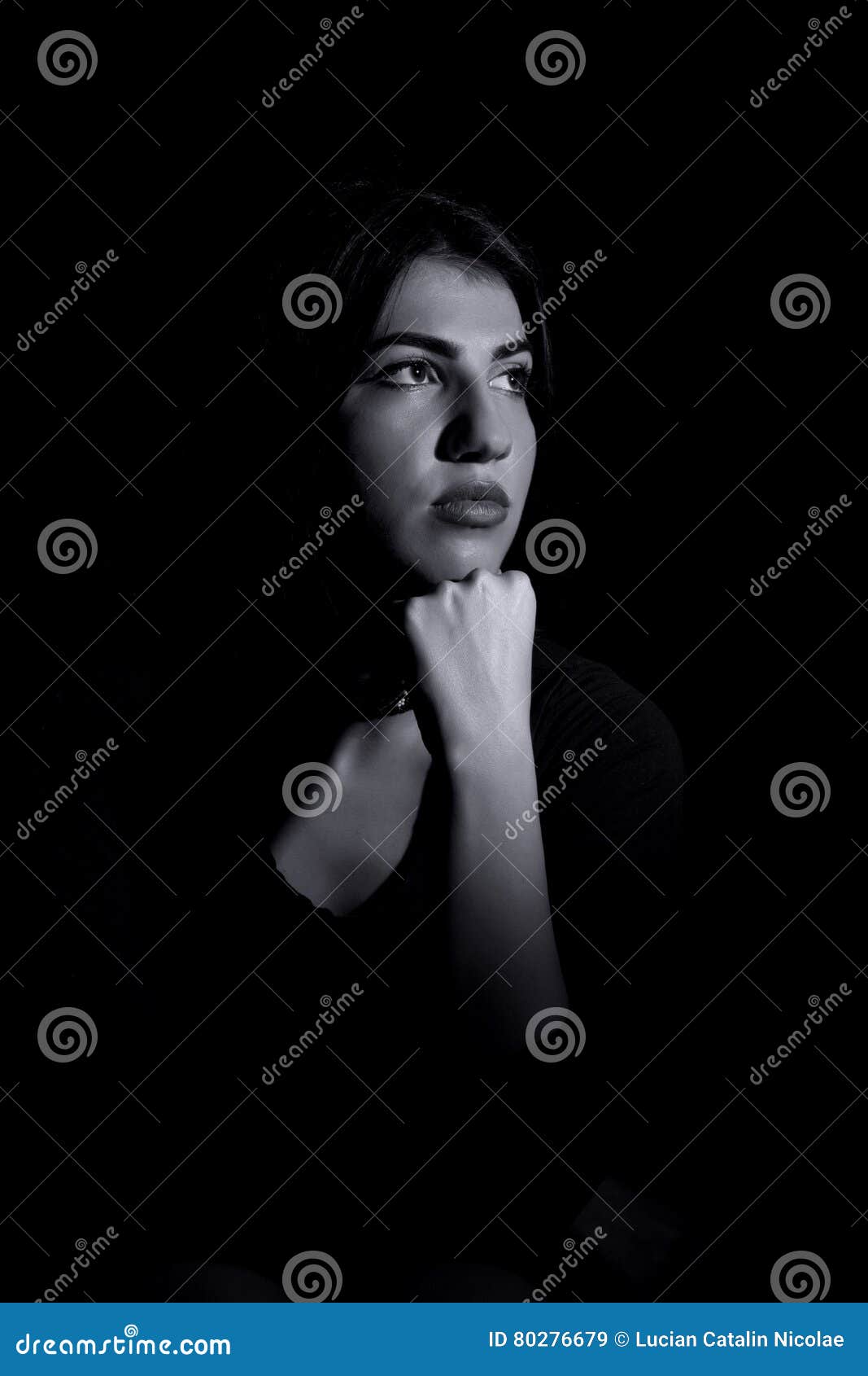 Young Woman Studio Portrait Stock Image Image of eyes, lifestyle