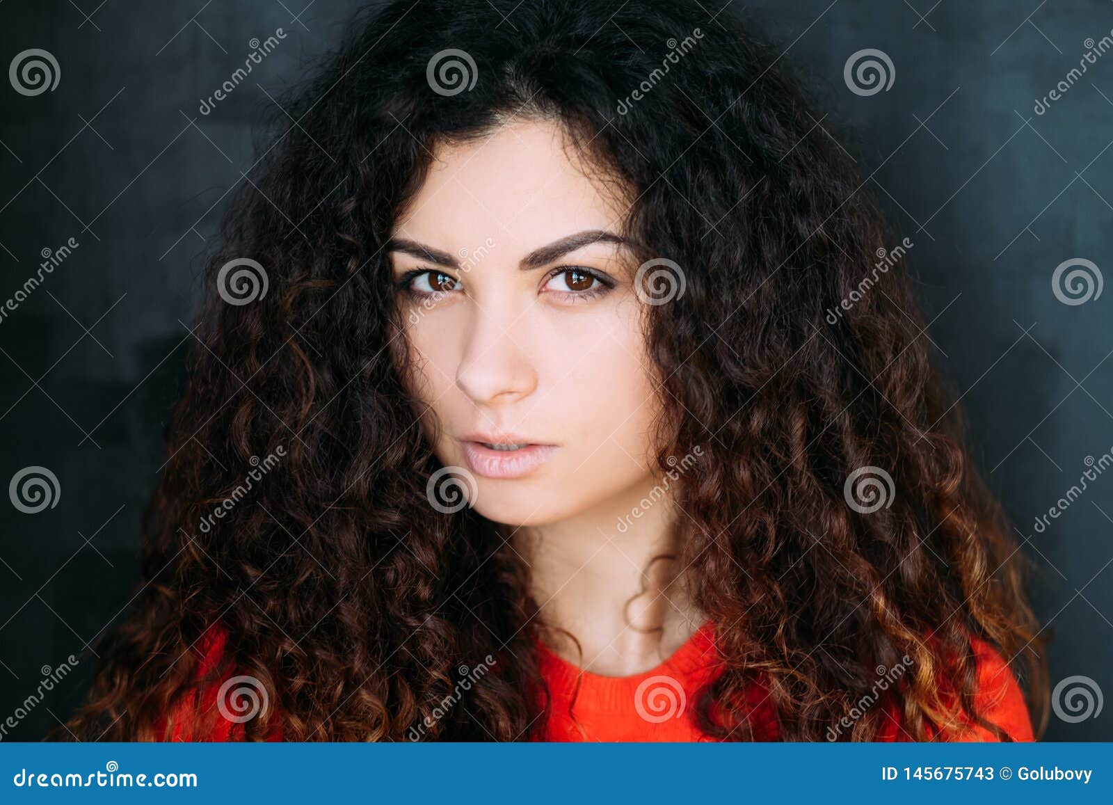 Young Woman Suspicion Skepticism Doubt Expression Stock Image - Image ...