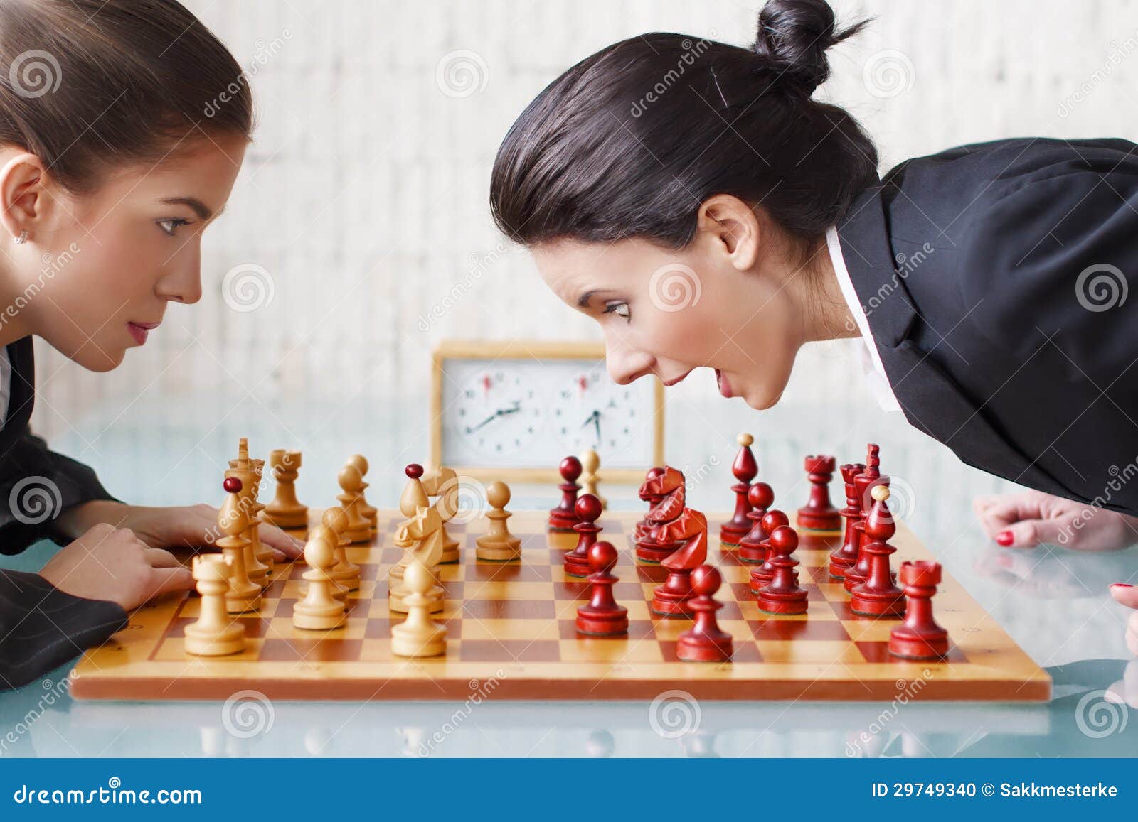 Chess players stock photo. Image of king, face, play ...