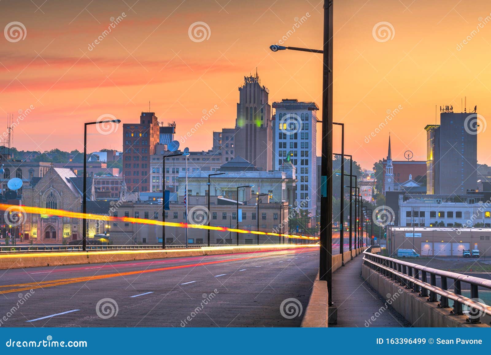 Youngstown, Ohio, USA Downtown Skyline Stock Image Image of financial