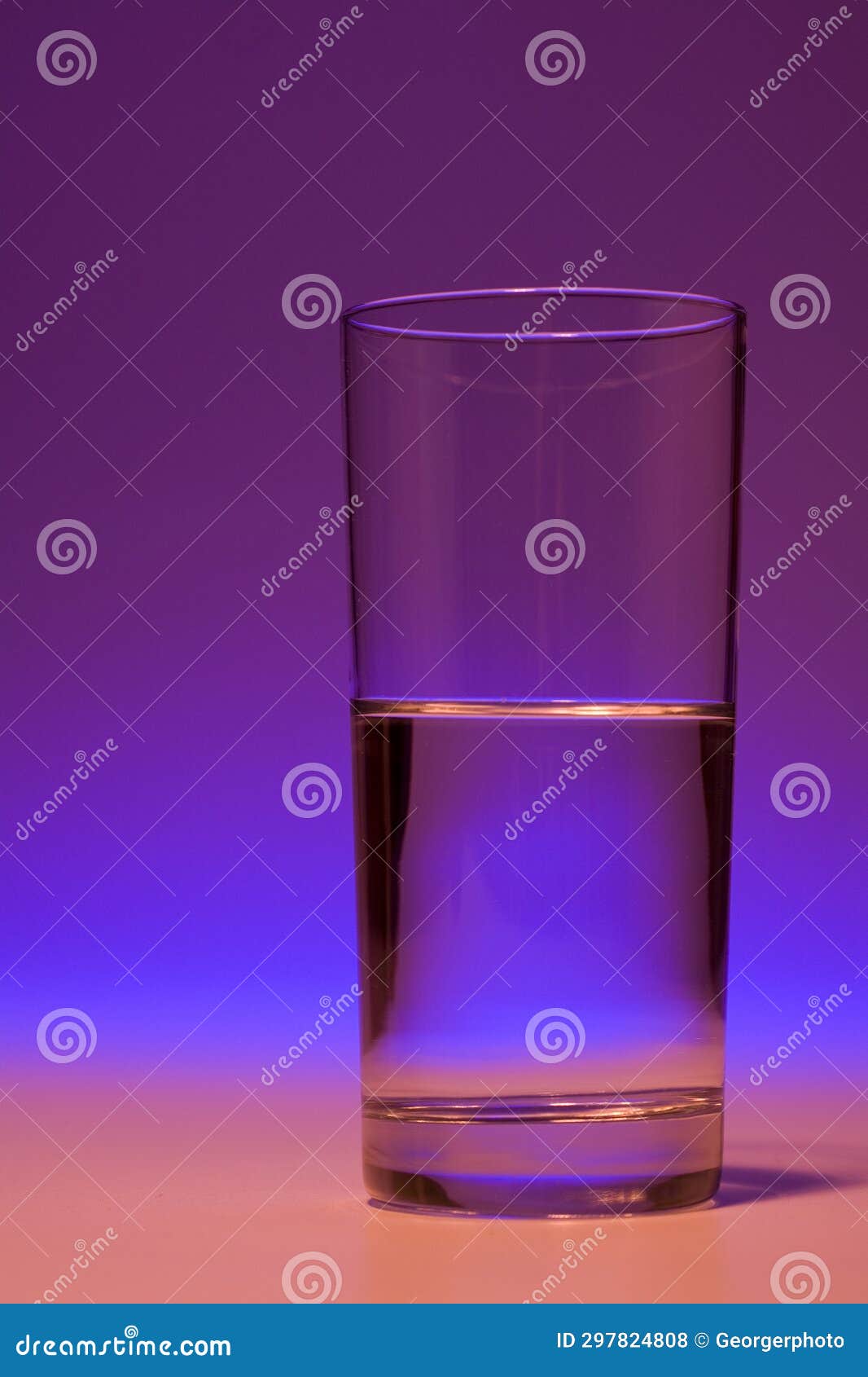 Water Glass stock photo. Image of distraut, studio, psychological