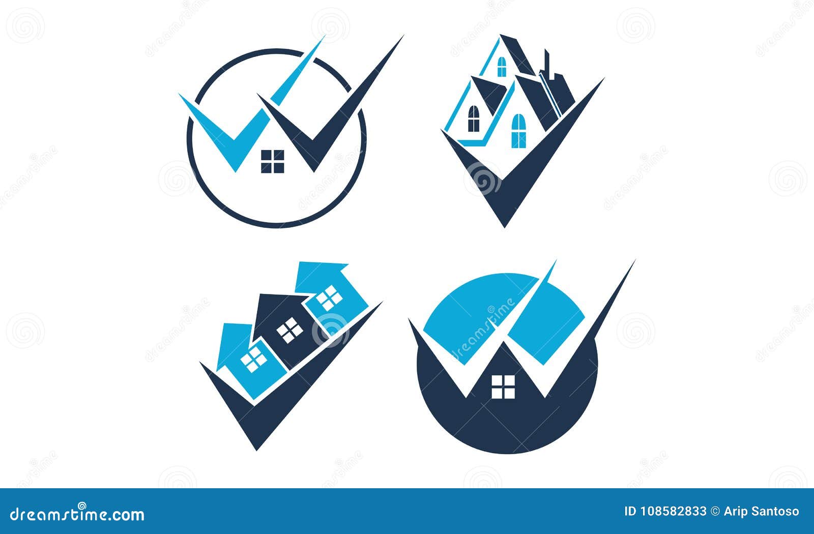 Your Home Choice Template Set Stock Vector Illustration of object