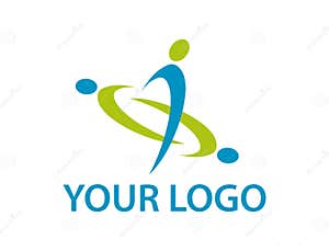 Your Logo Stock Vector Illustration Of Blue Curve Identity 7271675