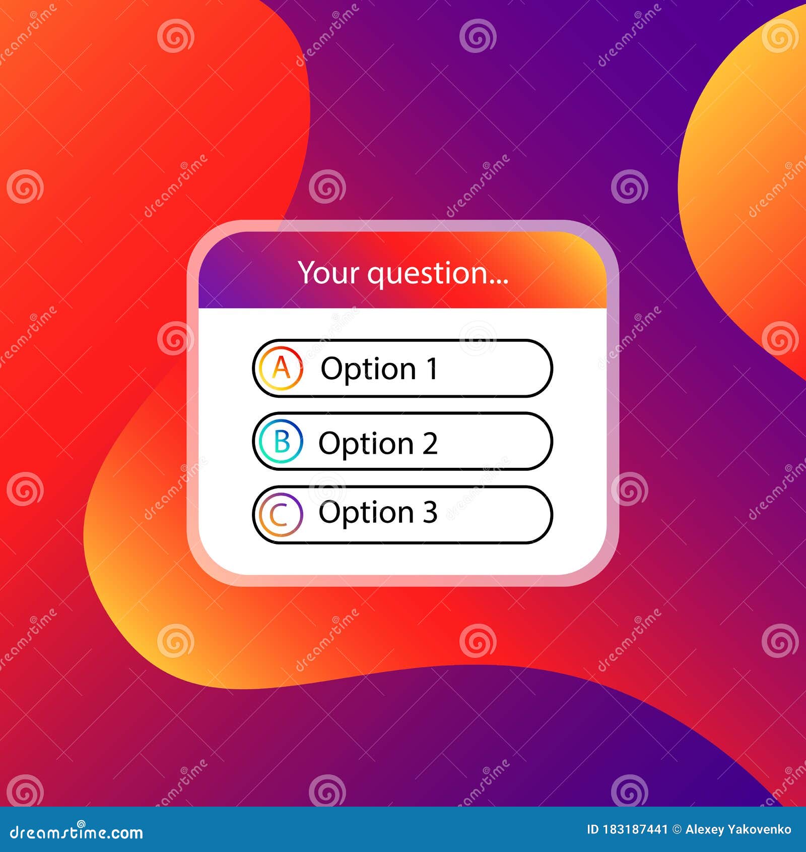 Your Question. Social Media Elements Stories Stickers, Web, App, Ui. Social Media Instagram Concept. Templates Guess the Quiz. EPS Stock Vector - Illustration of modern, 183187441