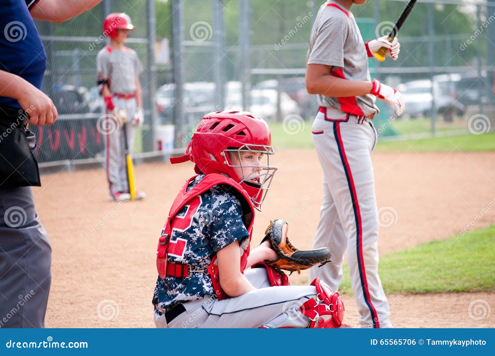 Youth baseball catcher stock photo. Image of mitt, male 65565706