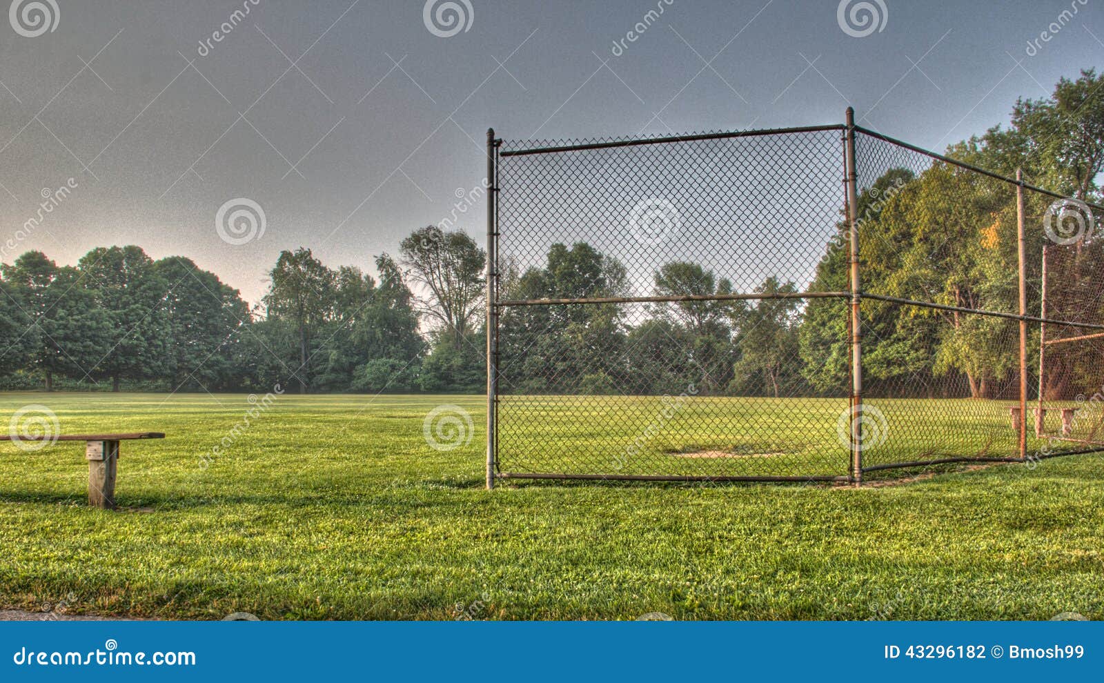 youth baseball or softball field