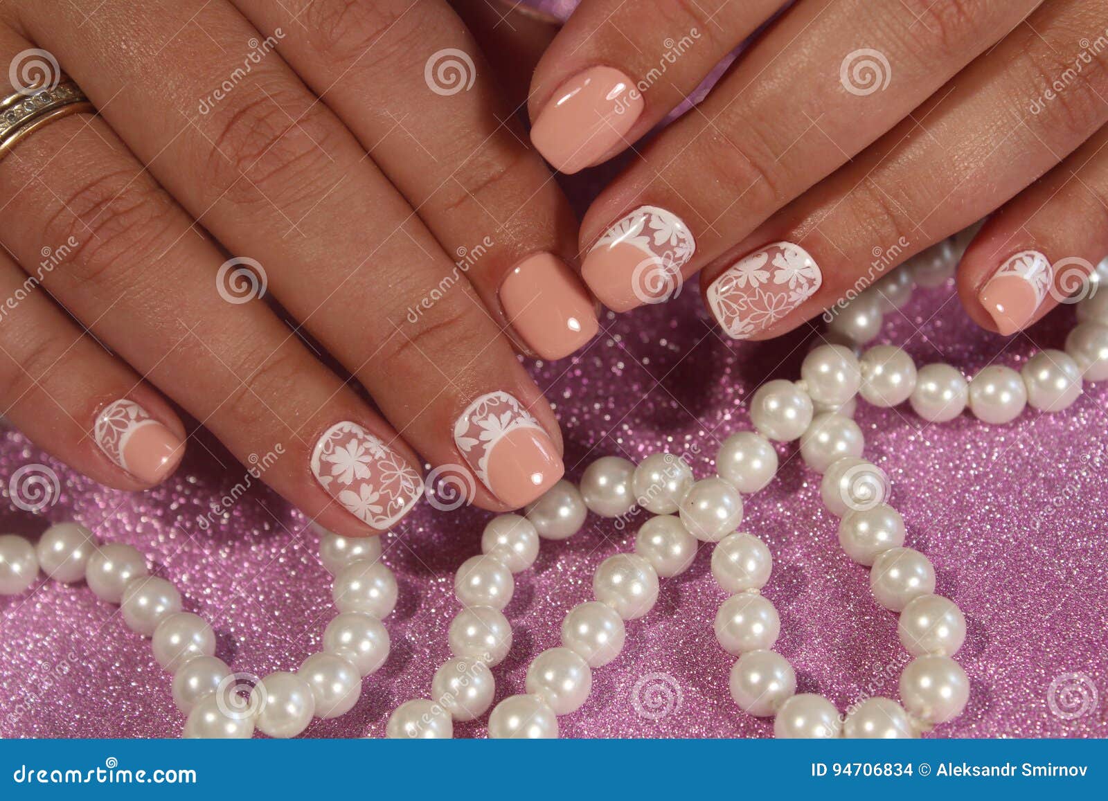 Youth Nail Design Gel Polish Stock Photo - Image of woman, style: 94706834