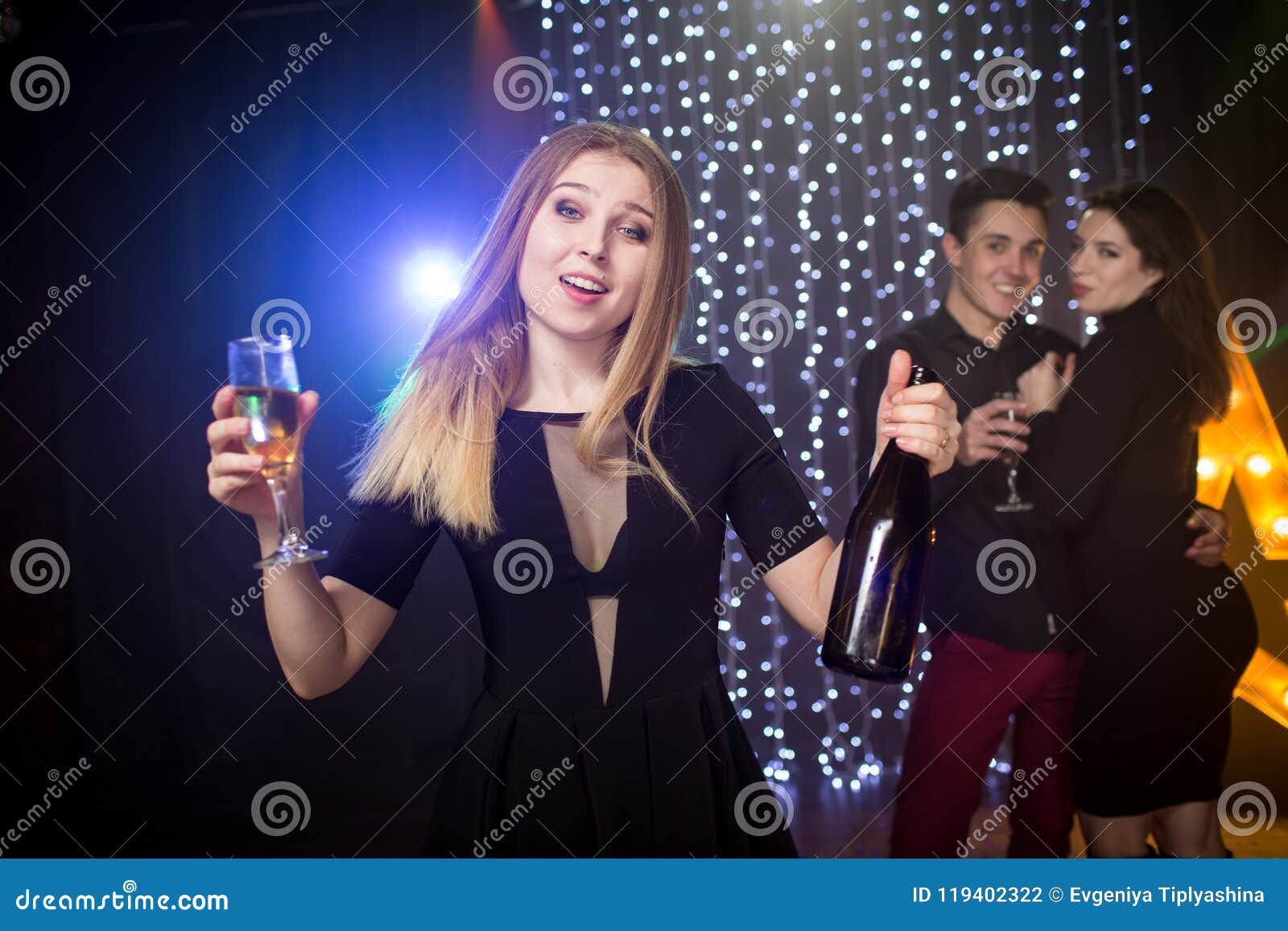 Youth at the party stock photo. Image of happiness, female - 119402322
