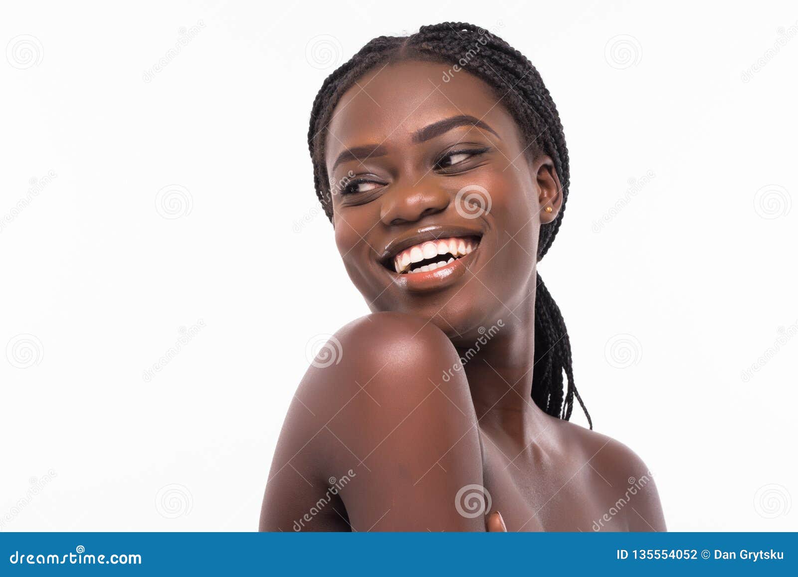 Download Youth And Skin Care Concept Beauty African Woman Face Portrait Beautiful Model Girl With Perfect Fresh Clean Skin Isolated On Stock Photo Image Of Body Eyes 135554052