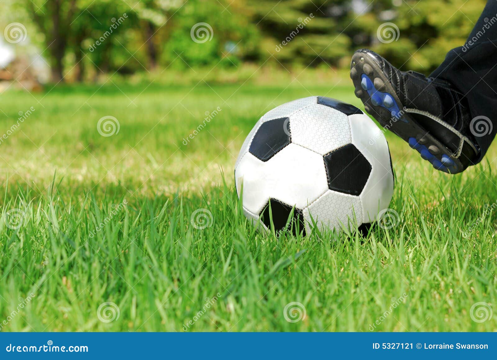 Youth Soccer Kick stock image. Image of active, youth 5327121