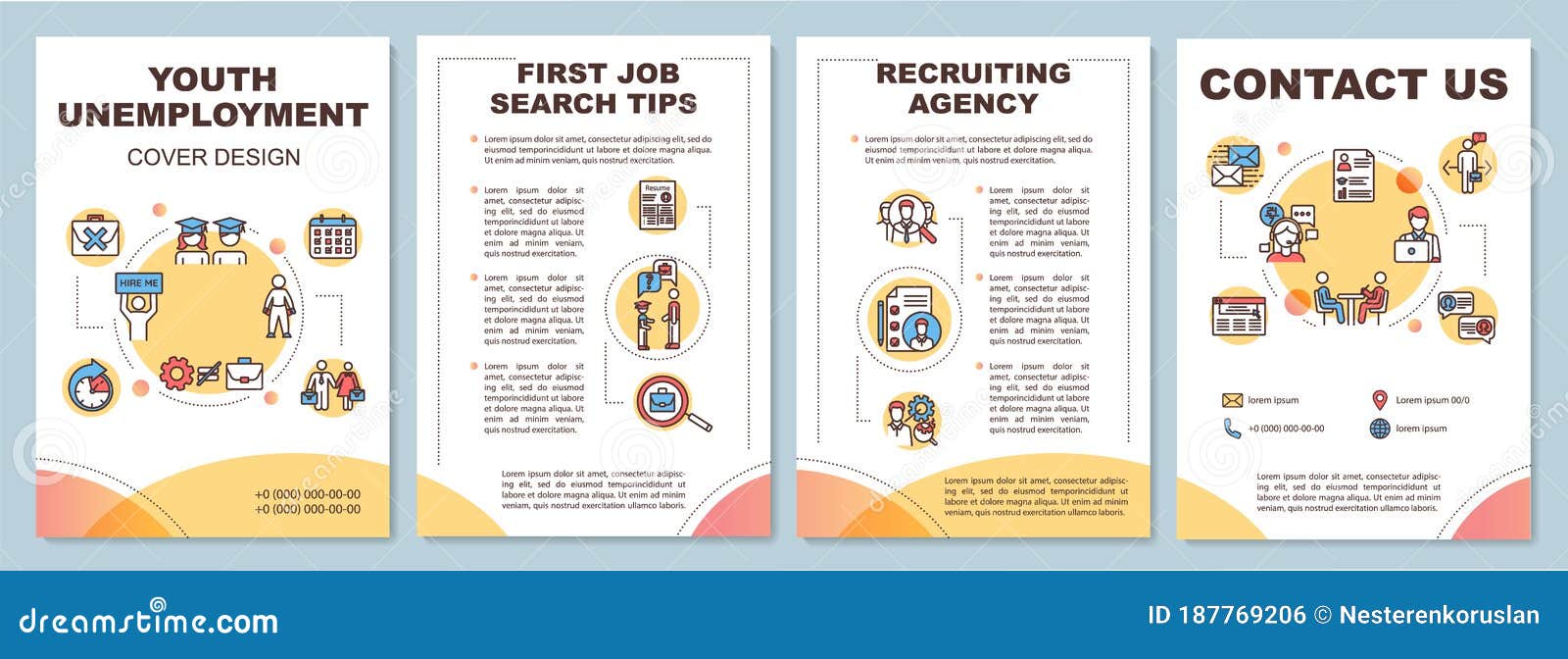 Recruitment Brochure Template from thumbs.dreamstime.com