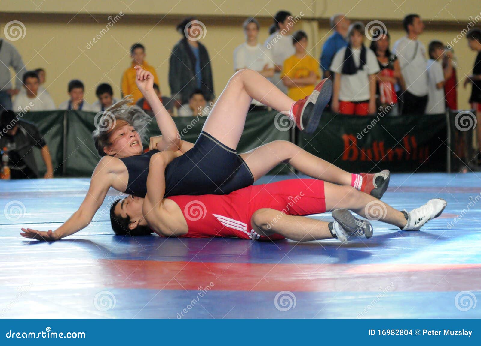 Youth wrestling editorial stock image. Image of europe 16982804