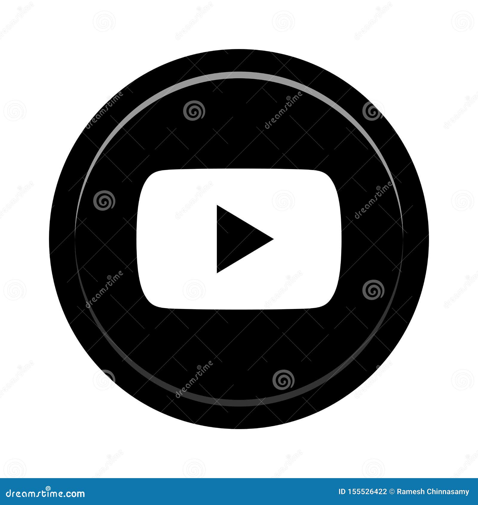 Youtube Social Media Icon Button 图库摄影片 插画包括有 Youtube Social Media Icon Button 图库摄影片 插画包括有