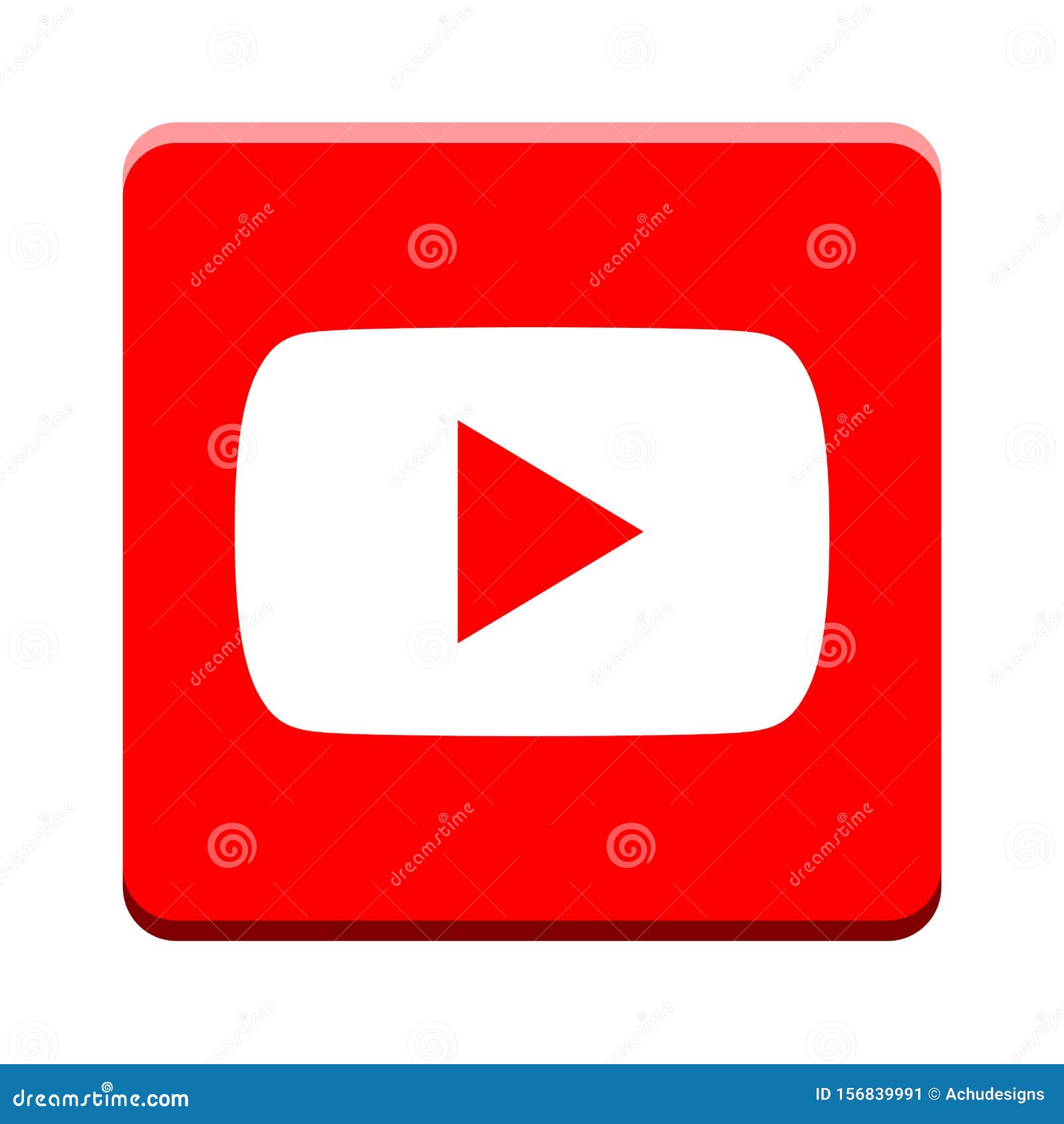 Youtube icon editorial photo. Illustration of clipart - 156839991