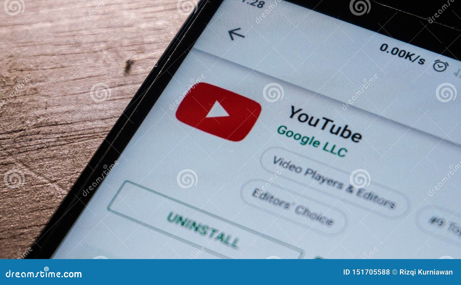 Youtube App In Play Store Editorial Stock Photo Image Of Account
