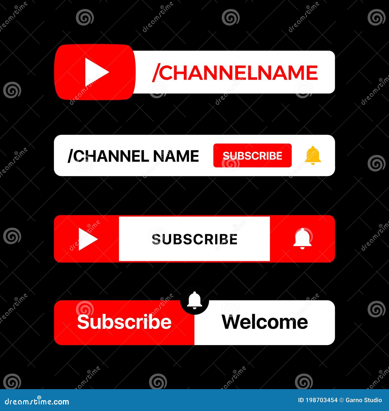 Youtube Button Set Youtube Lower Third Youtube Channel Name Subscribe Stock Vector Illustration Of Flat Cursor Youtube Button Set Youtube Lower Third Youtube Channel Name Subscribe Stock Vector Illustration Of Flat Cursor