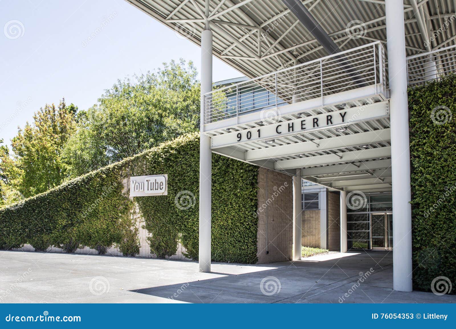 Youtube Headquarters editorial stock photo. Image of famous - 76054353