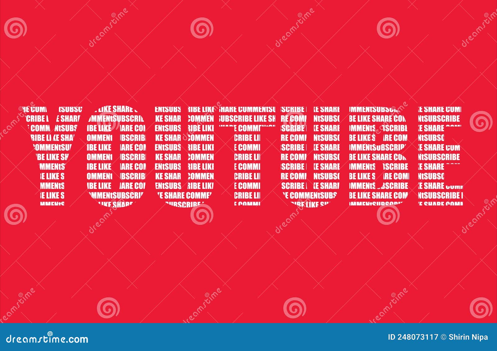 Youtube Icon Text in Text Effect in Illustrator Editorial Photography -  Illustration of icon, subscribe: 248073117
