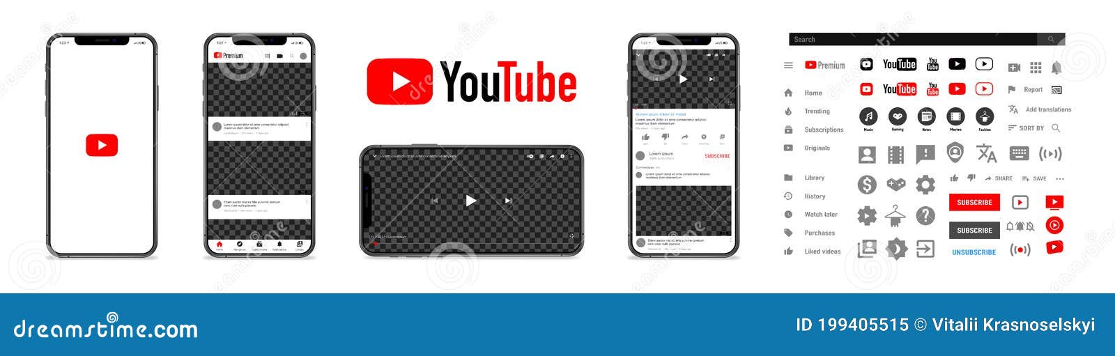 Youtube Mockup Stock Illustrations 198 Youtube Mockup Stock Illustrations Vectors Clipart Dreamstime
