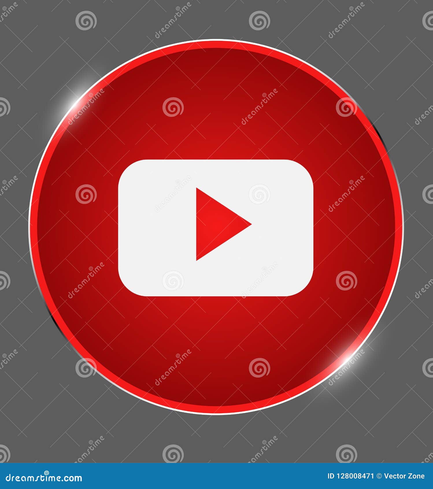 Youtube, Social Media, Communicate, Chat Logo in a Shine Medal Vector  Editorial Photo - Illustration of icon, camera: 128008471