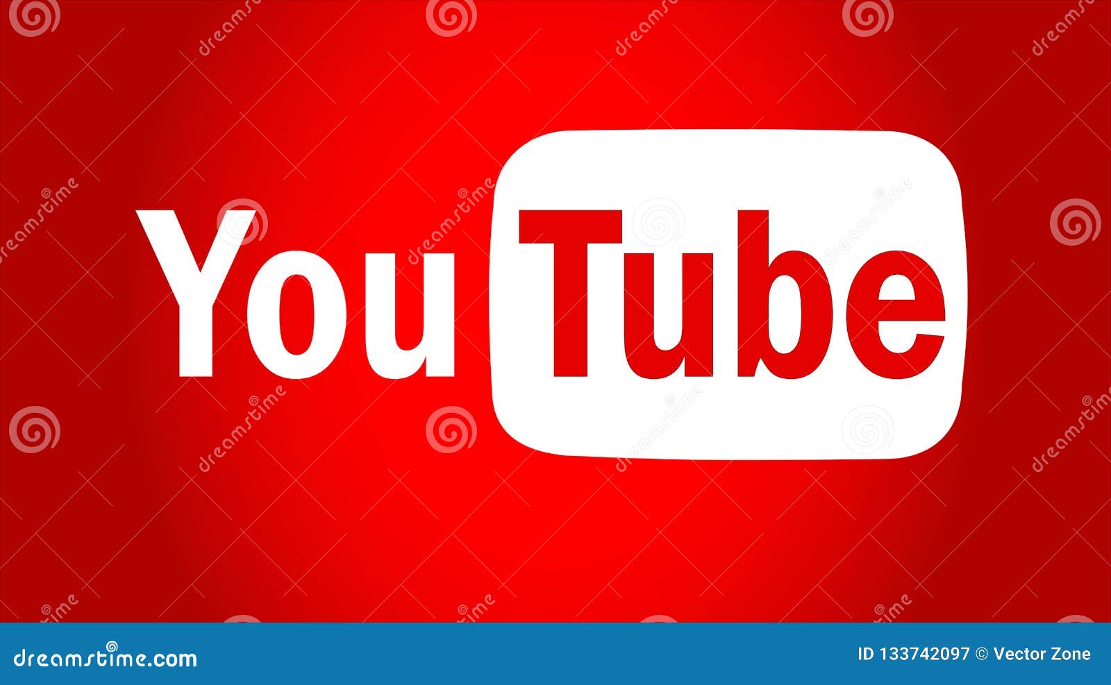 Youtube Text With Logo Icon Vector Editorial Photography - Illustration Of  Icon, Closeup: 133742097