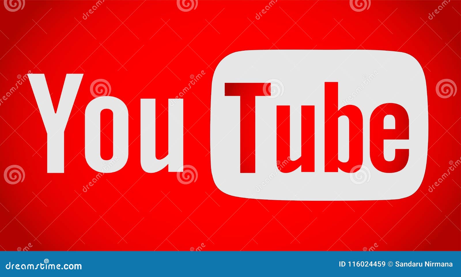 Youtube Text with Logo Icon Editorial Stock Image - Illustration of brand,  back: 116024459