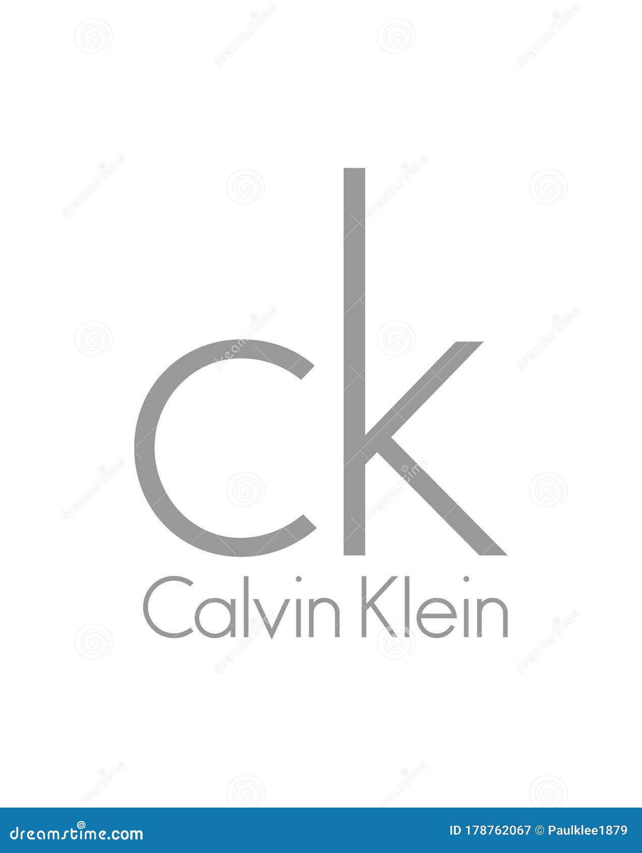 Calvin Klein Logo Vector Illustration Editorial Photography ...