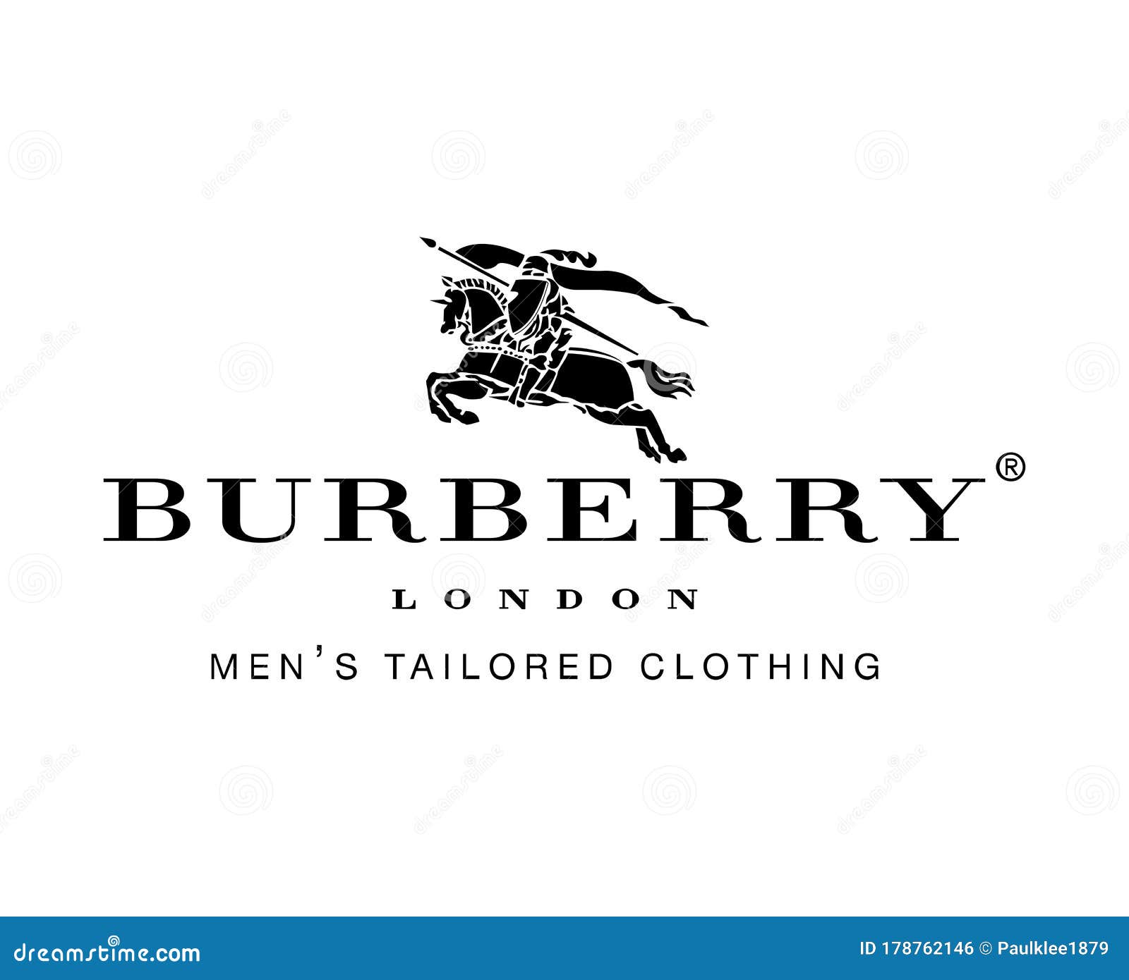 Burberry Logo Vector Illustration Editorial Photo - Illustration ...