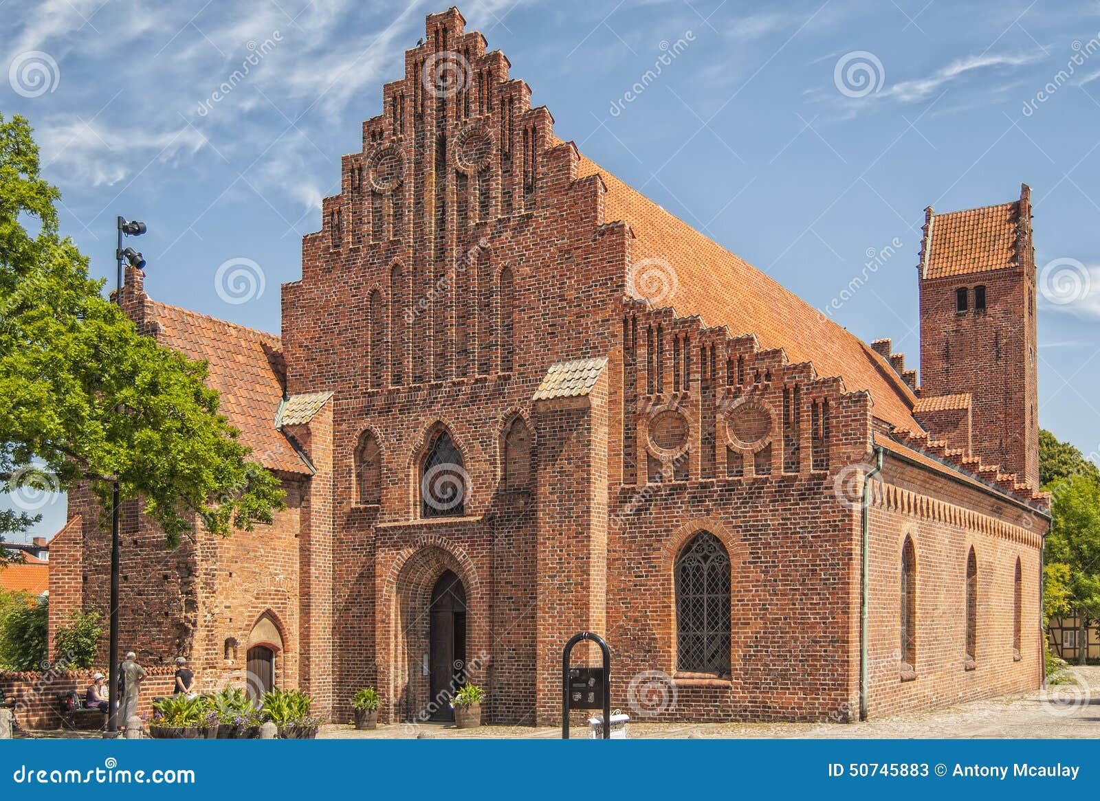 Ystad Monastery stock image. Image of skane, church, rural 50745883