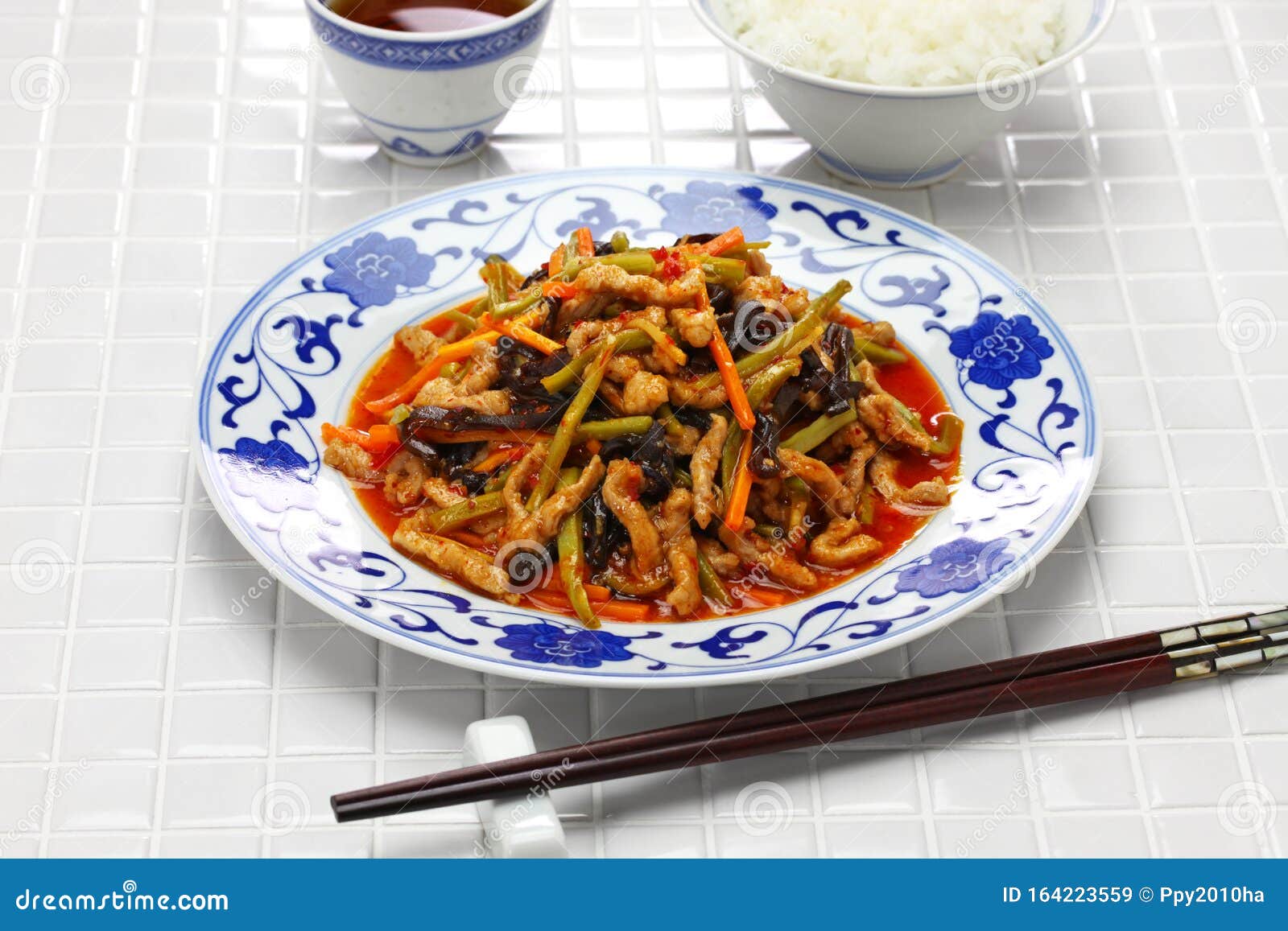 yu xiang rou si, sichuan shredded pork