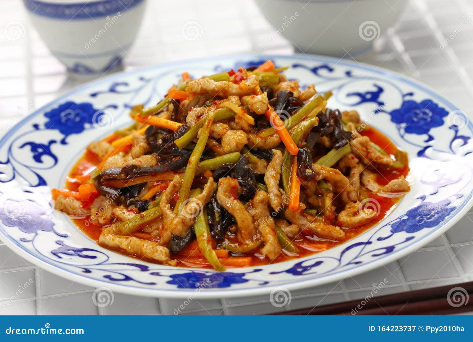 yu xiang rou si, sichuan shredded pork