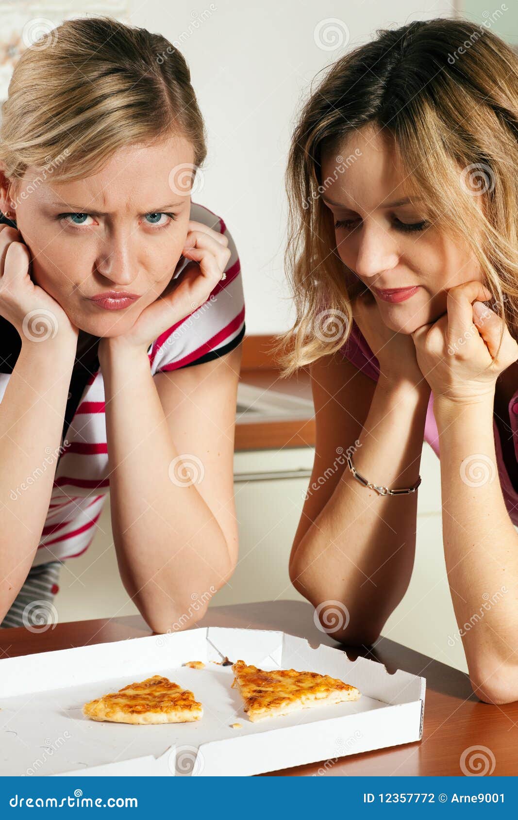 Yummy pizza stock photo. Image of pizza, meal, girls 12357772