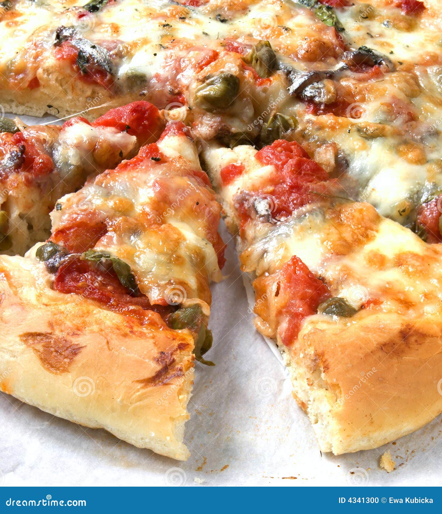 Yummy pizza stock photo. Image of food, pizza, olives 4341300