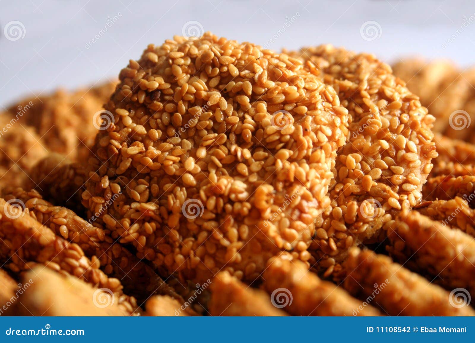 Sesame Biscuits Stock Image 13017523