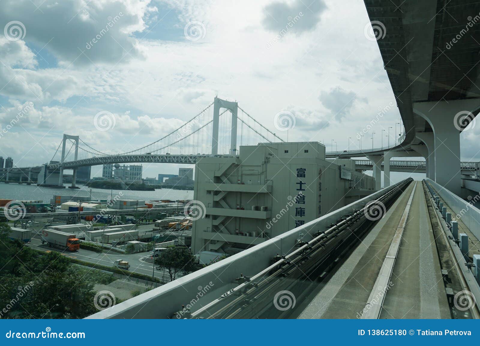 Yurikamome Line In Tokyo View From The Window Editorial Image Image Of Railway Journey